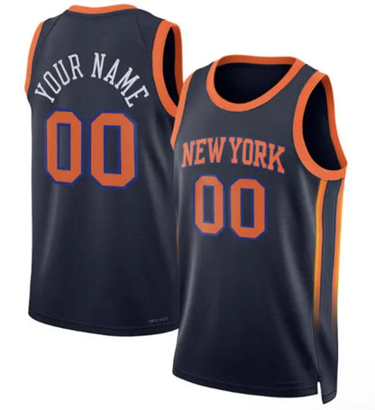 Custom Jalen Brunson Karl Anthony Towns Basketball Jerseys Josh Hart Mikal Bridg - SitterJersey.com