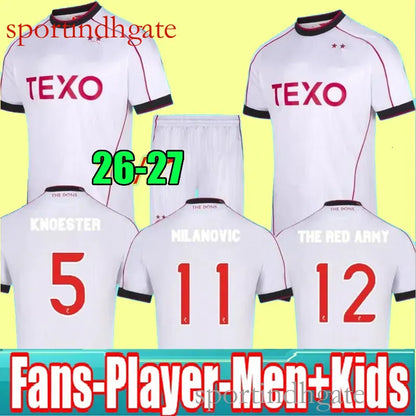 S-4XL 26 27 Aberdeen FC football shirt 2026 2027 Soccer Jerseys men Home Kit MIO - SitterJersey.com