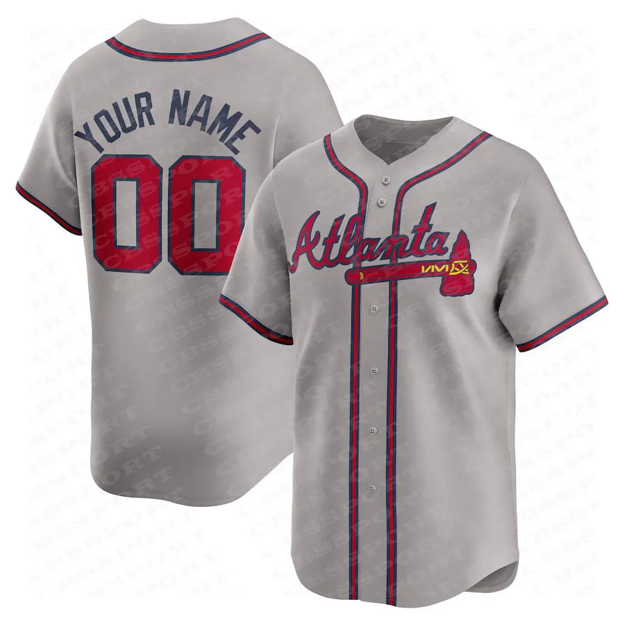 AtlantaBraves USA 250 Fourth of July Stadium Jersey Ronald Acuna Jr. Austin Rile - SitterJersey.com
