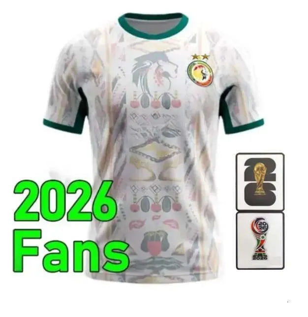 2 Star Senegal Soccer Jerseys 2025 2026 National Team SARR P.M.SARR N.JACKSON DI - SitterJersey.com