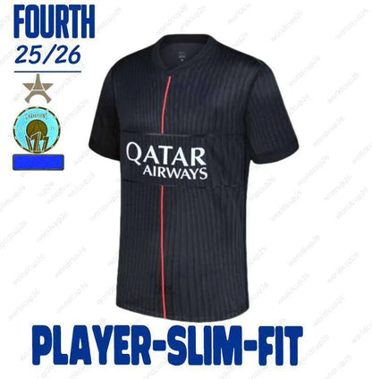 25/26 Season 1:1 Soccer Football Jersey Outdoor Sports Shirt Dembele Doue Kvarat - SitterJersey.com