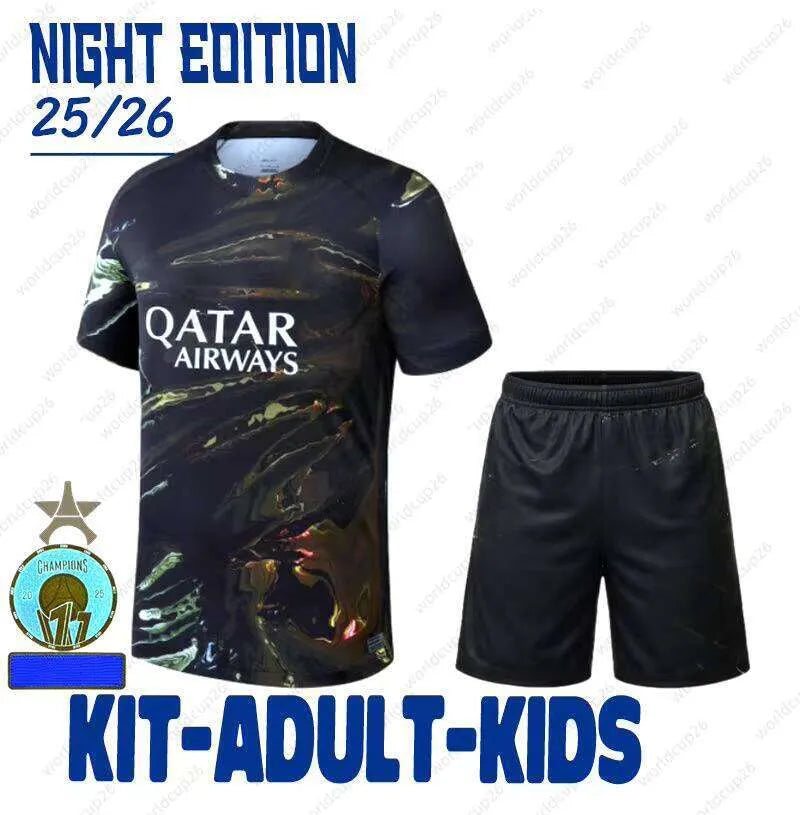 25/26 Season 1:1 Soccer Football Jersey Outdoor Sports Shirt Dembele Doue Kvarat - SitterJersey.com