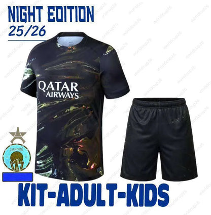 25/26 Season 1:1 Soccer Football Jersey Outdoor Sports Shirt Dembele Doue Kvarat - SitterJersey.com