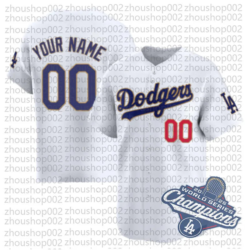2025 Custom Dodgers Jersey Shohei 17 Ohtani Mookie 50 Betts 18 Yamamoto Freddie  - SitterJersey.com
