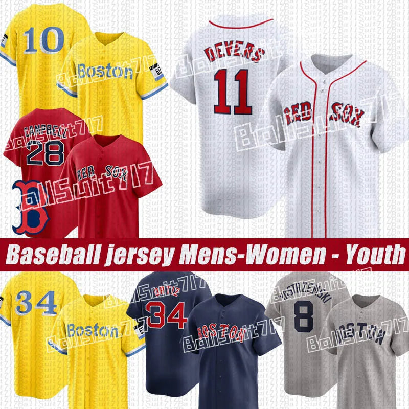 In Stock 47 Red Baseball Jerseys Embroidery Personalize Perfect for fans individ - SitterJersey.com
