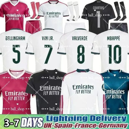 2026 Reals Madrid Soccer Jerseys kids football kits MBAPPE BELLINGHAM VINI JR Sh - SitterJersey.com