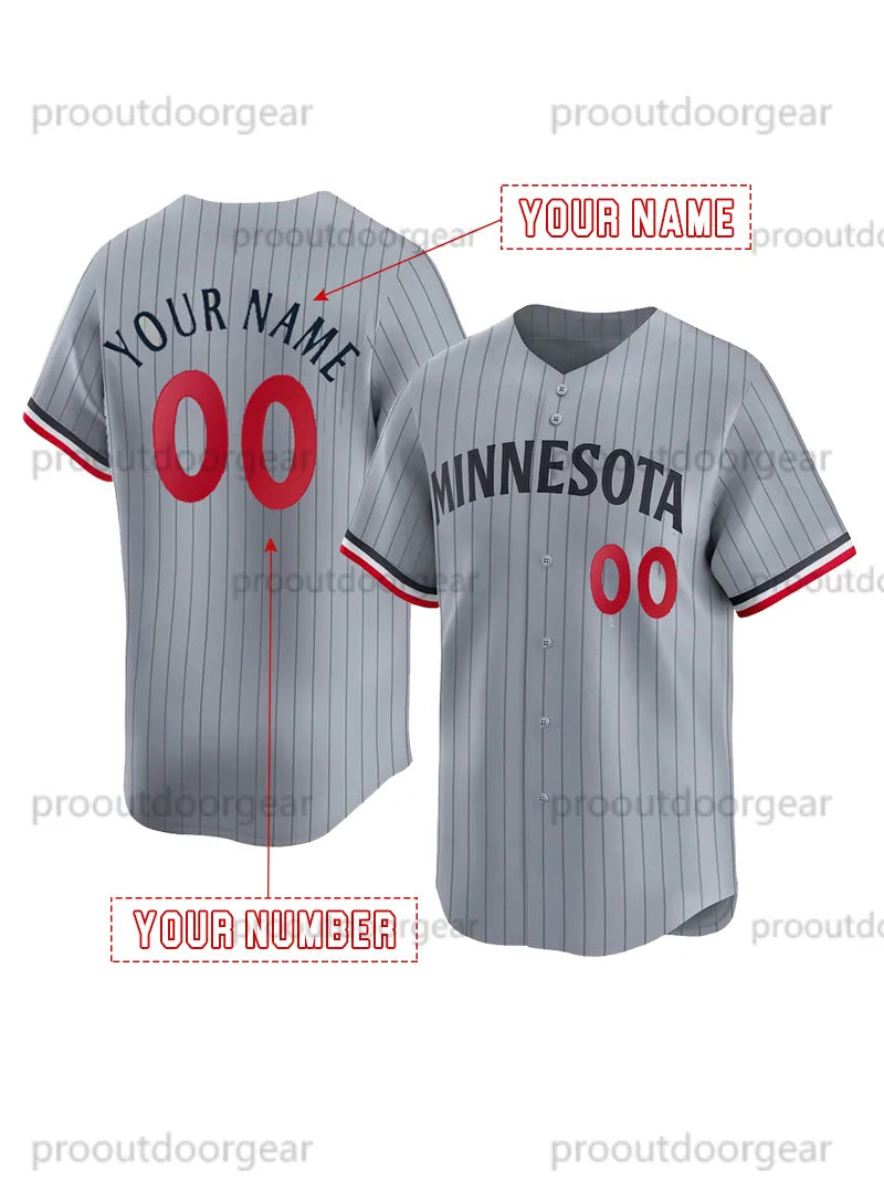 Correa Baseball Jersey Lopez Ryan Lewis Miranda Buxton Kepler Duran Castro Julie - SitterJersey.com