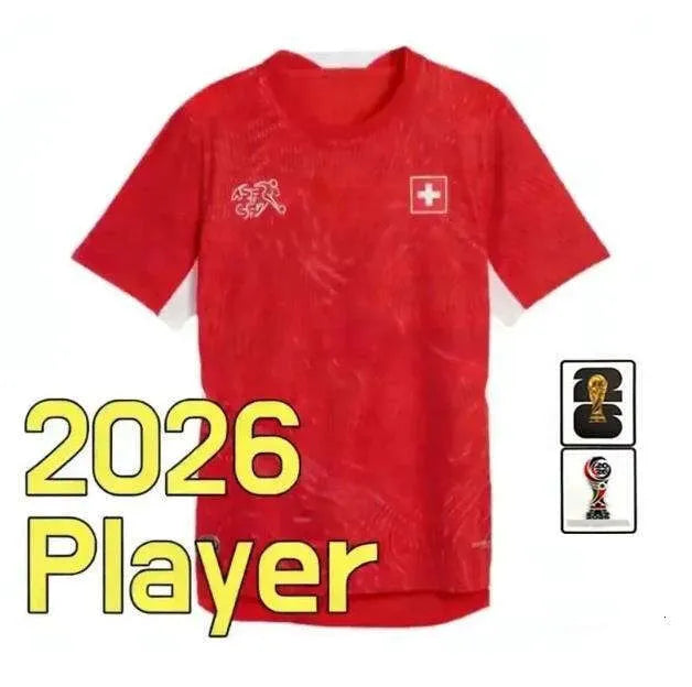 Switzerland Jersey 2026 World Cup National Team Soccer Jerseys 26 27 ELVEDI AKAN - SitterJersey.com