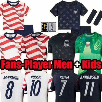 2026 Usa Soccer jersey 2026 World Cup PULISIC BALOGUN Jersey AARONSON WRIGHT ARF - SitterJersey.com