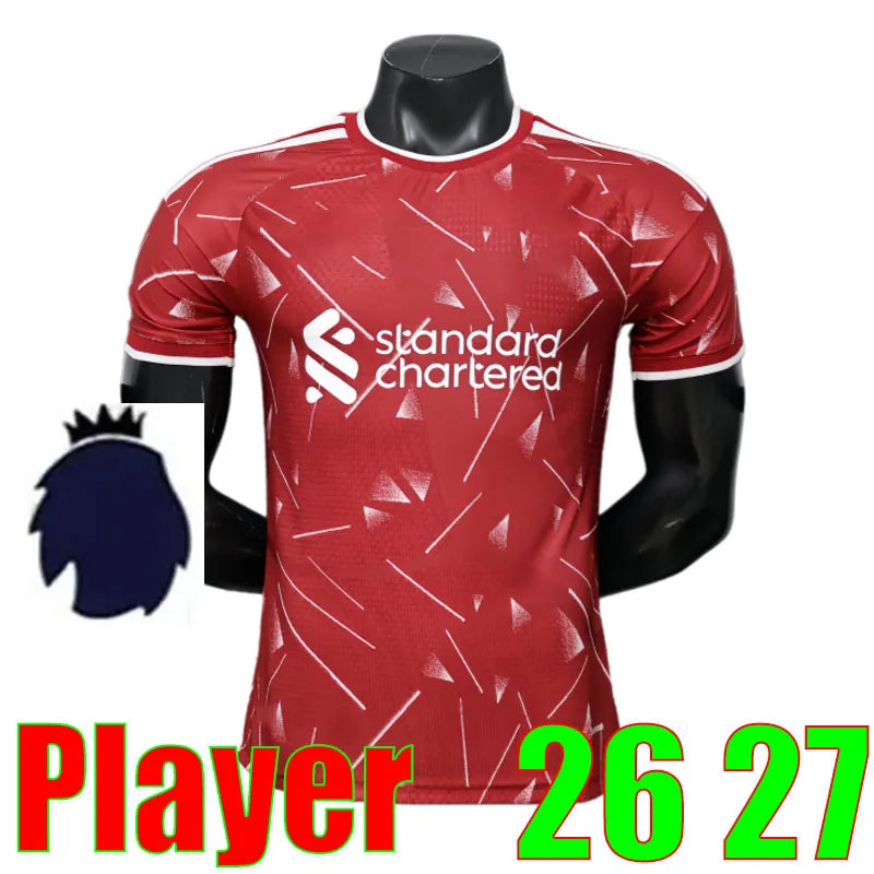 Liveropool Jersey 26 27 SZOBOSZLAI LFC ISAK WIRTZ EKITIKE M.SALAH VIRGIL soccer  - SitterJersey.com