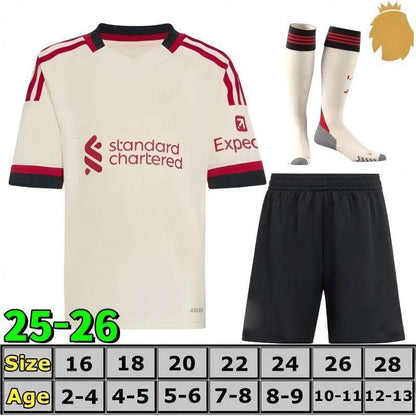 25 26 27 liverpool Wirtz SALAH football shirt Ekitike MAC ISAK ALLISTER Kerkez G - SitterJersey.com