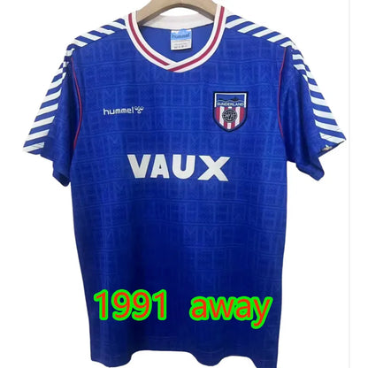 sunderland 26 27 soccer jerseys kids 2026 fans away new 1991 Retro STEWART SIMMS - SitterJersey.com