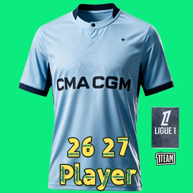 25 26 27 maillot de foot GREENWOOD marseille jersey soccer PAVARD MEDINA PAIxao  - SitterJersey.com