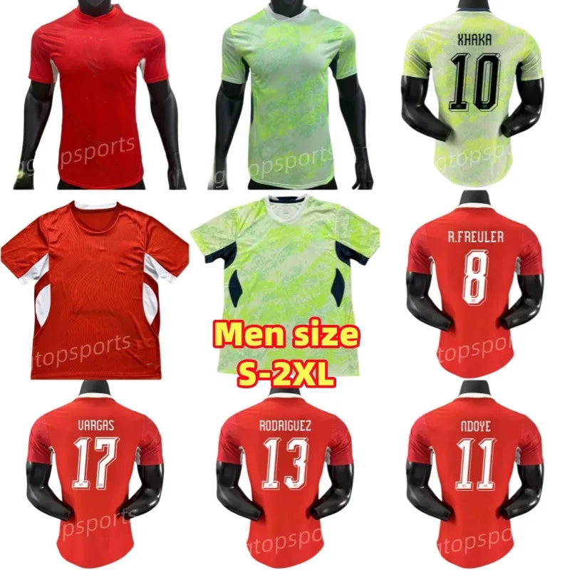 Switzerland Jersey 2026 World Cup National Team Soccer Jerseys 26 27 ELVEDI AKAN - SitterJersey.com