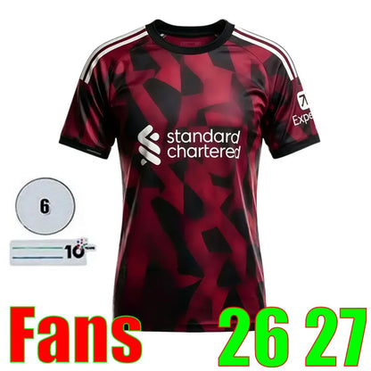 Liveropool Jersey 26 27 SZOBOSZLAI LFC ISAK WIRTZ EKITIKE M.SALAH VIRGIL soccer  - SitterJersey.com