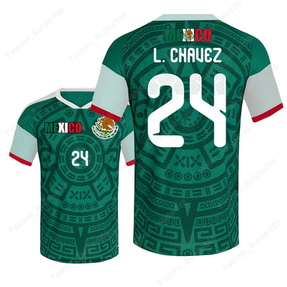 Mexico Jersey Hirving Lozano NO 22 World Cup 2026 Mexican National Team Sports T - SitterJersey.com