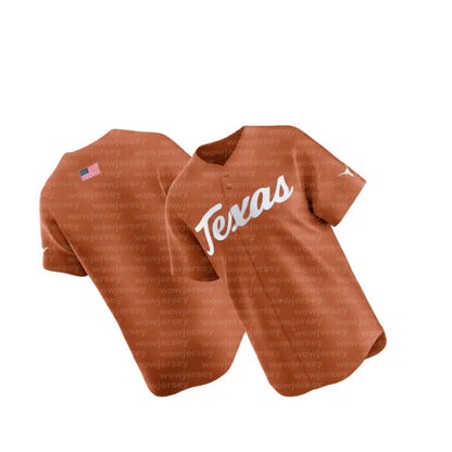 Texas Longhorns Baseball Jerseys Luke Harrison Cal Higgins Max Grubbs Connor McC - SitterJersey.com