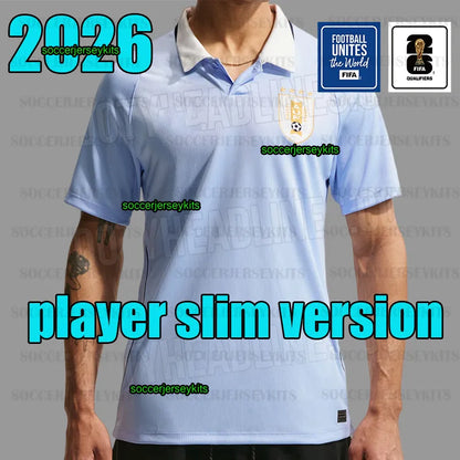 Uruguay jersey 2026 world cup football shirts player long sleeve 2025 national t - SitterJersey.com