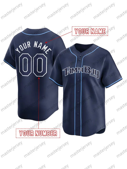 Men/Women/Youth Baseball Jerseys McClanahan Franco Lowe Boggs Arozarena Caballer - SitterJersey.com