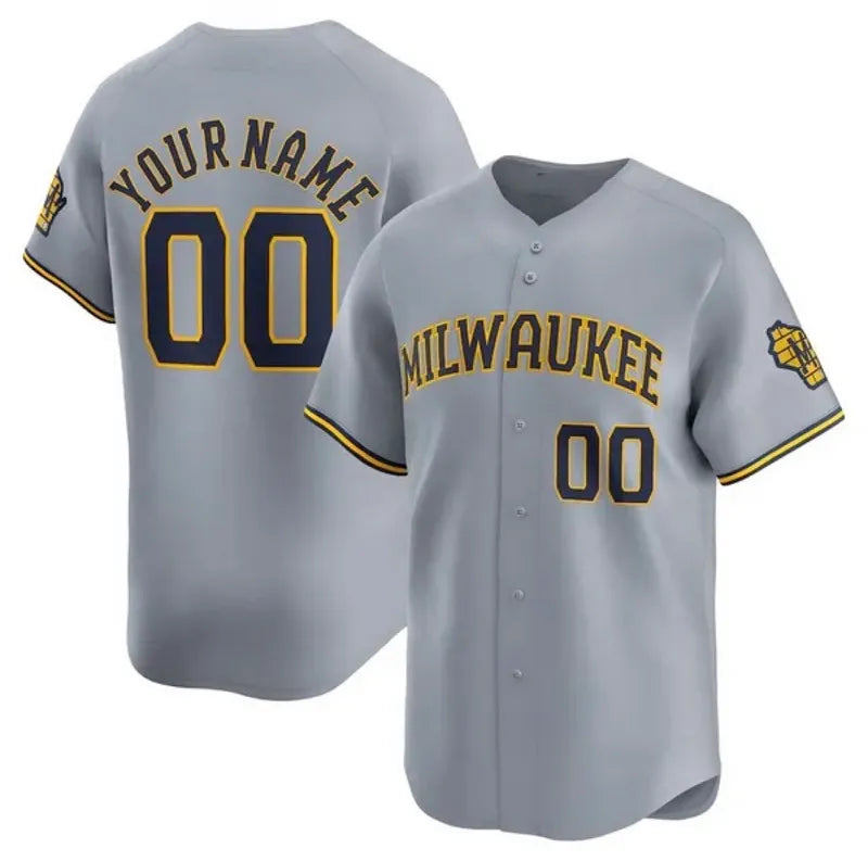 Custom 11 Jackson Chourio Christian 22 Yelich 10 Sal Frelick Jersey Luis Urias C - SitterJersey.com