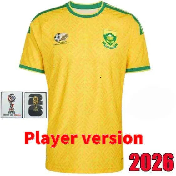 South Africa Football Shirt 2026 World Cup Home Kit FOSTER 26 27 Soccer Jersey A - SitterJersey.com