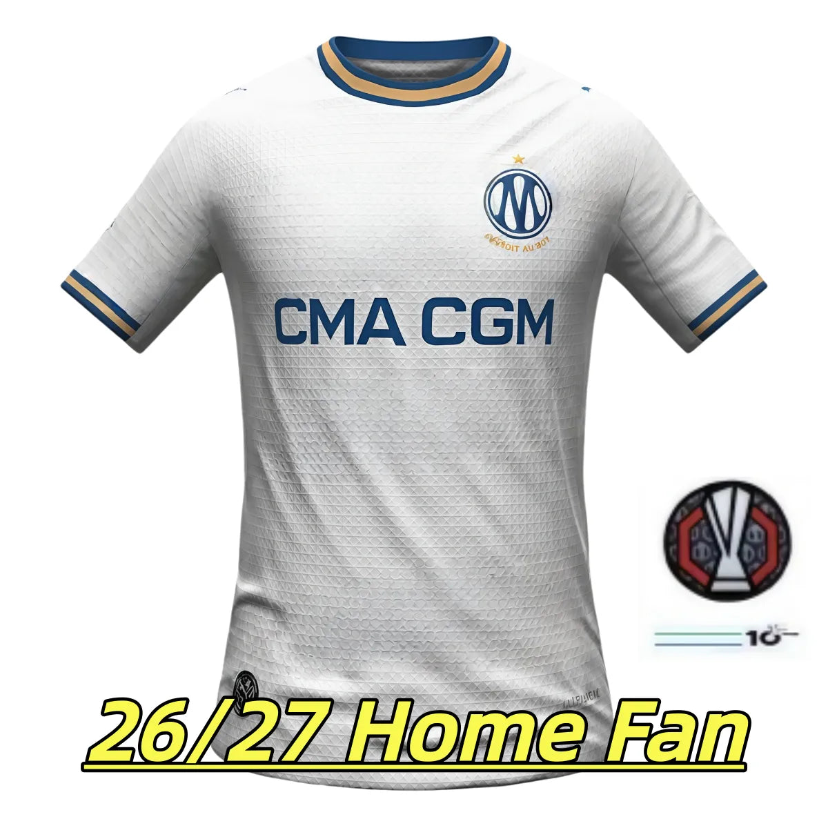 26 27 Maillot Marseille 2027 OM Monumentale Soccer Jerseys GREENWOOD RULLI BALER - SitterJersey.com