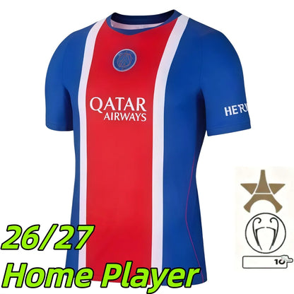 Psges jersey 26 27 maillot psges O.DEMBELE KVARATSKHELIA EMERY RAMOS HAKIMI N.ME - SitterJersey.com