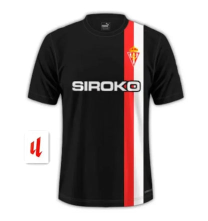 4XL 26 27 Sporting de Gijon Soccer Jerseys 84 86 94 95 96 01 02 08 Retro David V - SitterJersey.com
