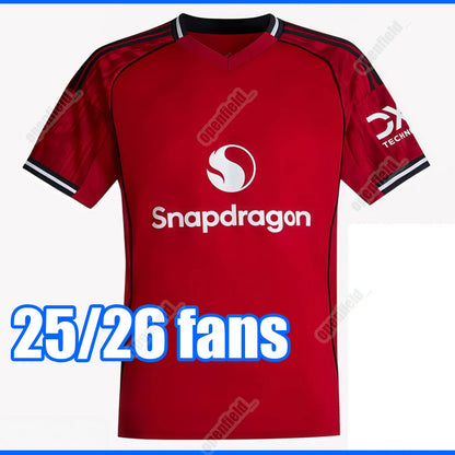 Manchester Uniteed 26 27 Jerseys CUNHA SESKO MARTINEZ MBEUMO football shirt B. F - SitterJersey.com
