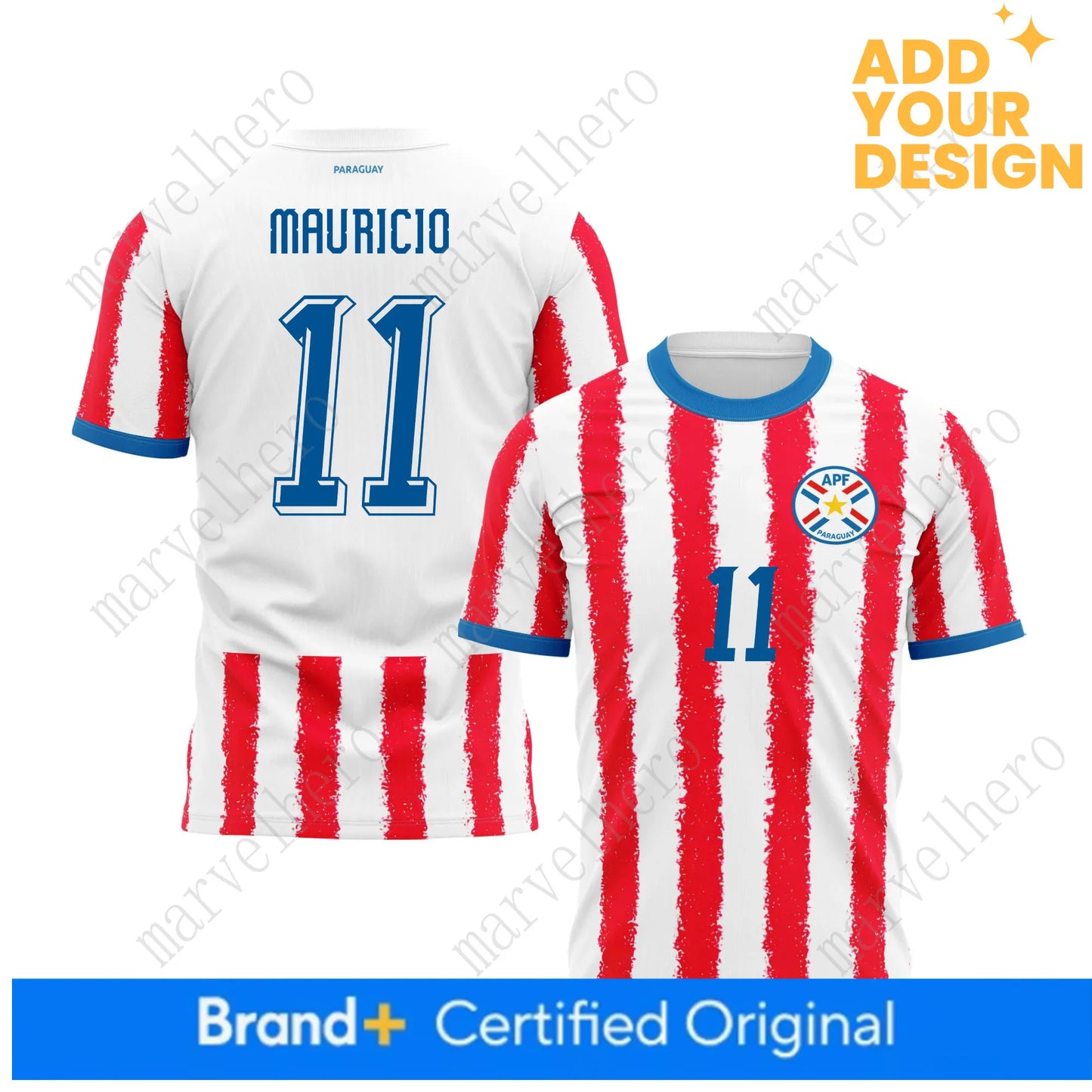Paraguay Jersey Antonio Sanabria NO 9 World Cup 2026 National Team Sports T shir - SitterJersey.com