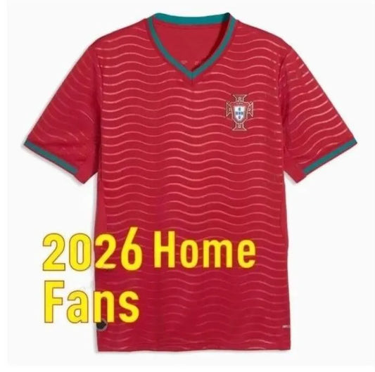 Portugal 2026 World Cup Jersey Portugal Jersey 2026 World Cup Soccer Jerseys Portuguesa Ronaldo JOAO FELIX BERNARDO B. FERNANDES PEPE 26 27 Maillot Portugal Football Shirt Team Men Kids Kit Top - SitterJersey.com