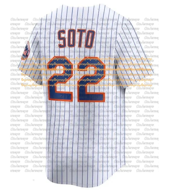 Custom Juan Soto Pete Alonso mets Alvarez Jersey Francisco Lindor Brandon Nimmo  - SitterJersey.com
