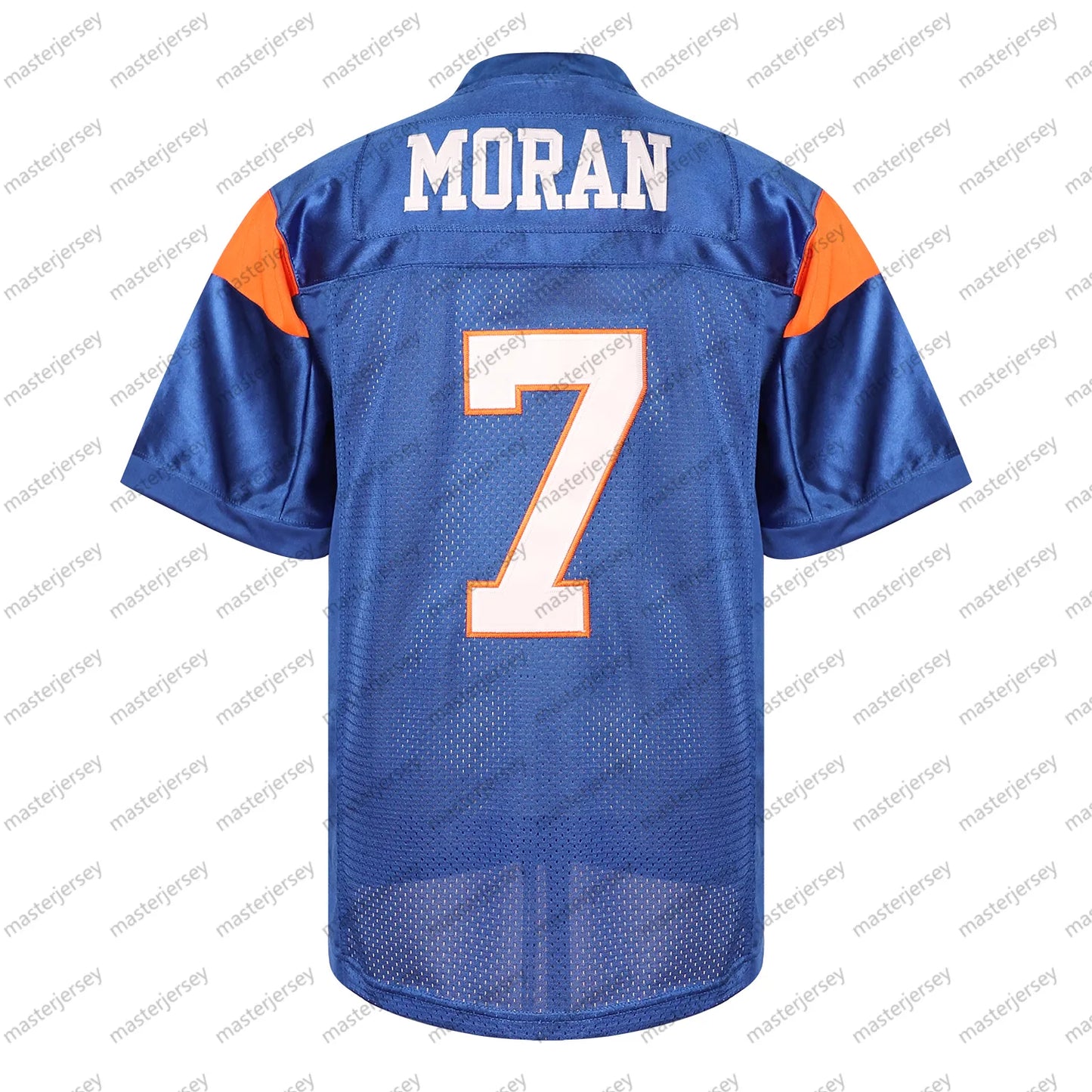 #7 MORAN Comfy V-Neck Football Jerseys Men Mesh Embroidery for Training and Comp - SitterJersey.com