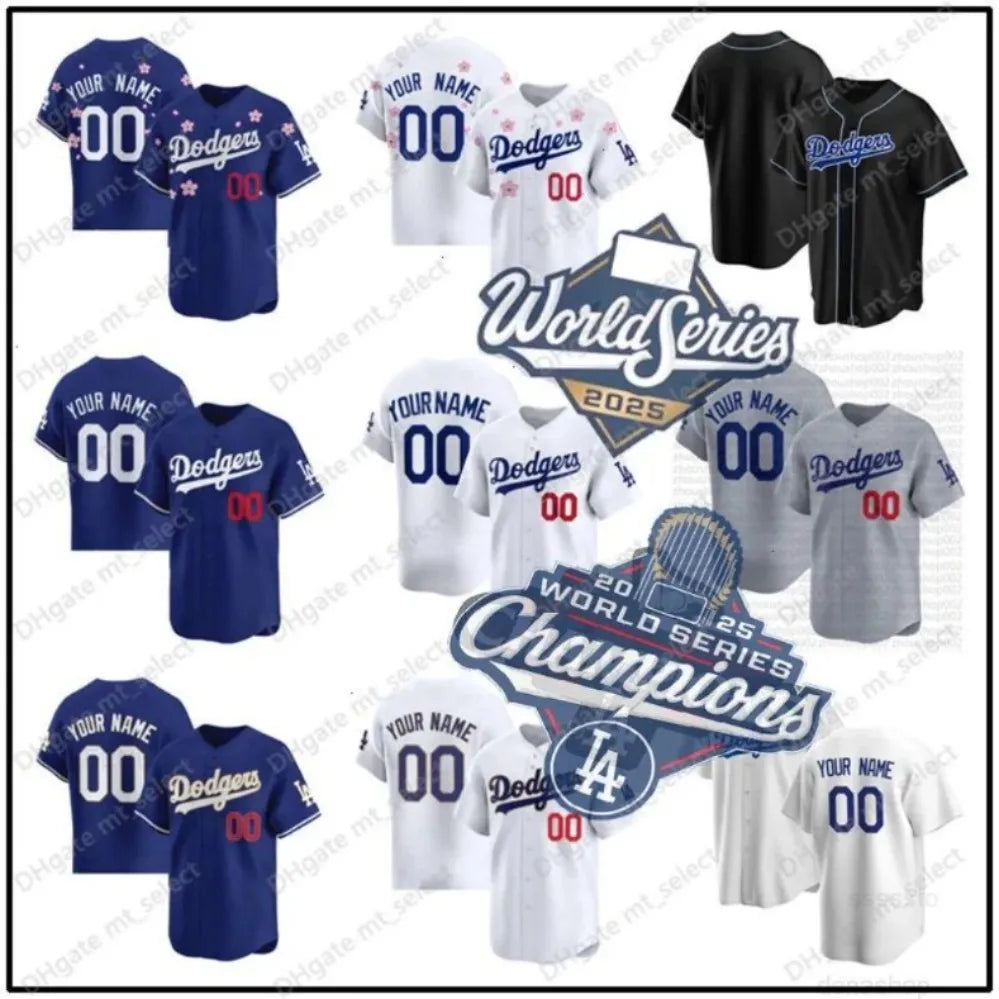 2025 Custom Dodgers Jersey Shohei 17 Ohtani Mookie 50 Betts 18 Yamamoto Freddie  - SitterJersey.com