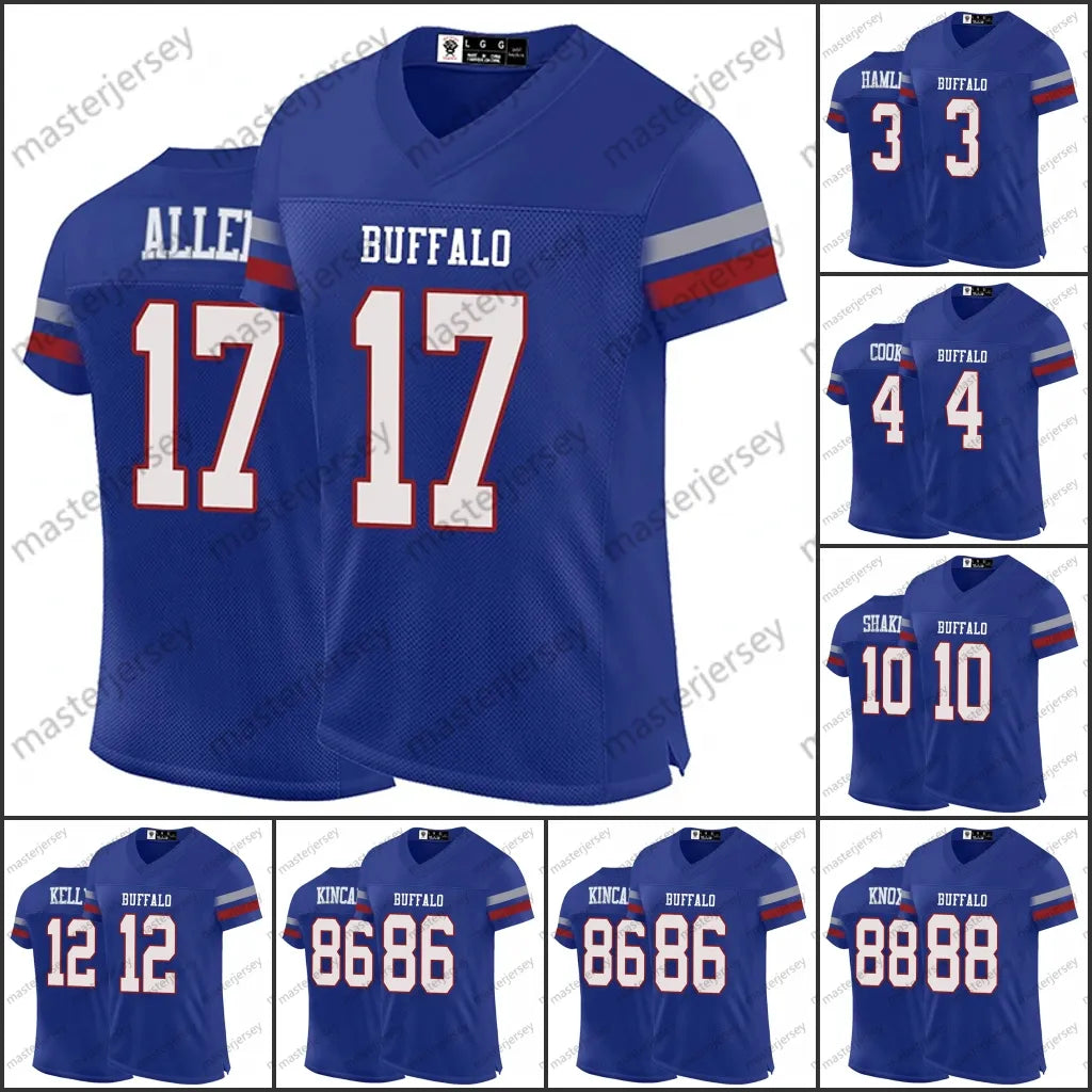 17 Allen 18 Cooper Football Jerseys Knox Shakir Milano Kincaid Cook Coleman Mila - SitterJersey.com