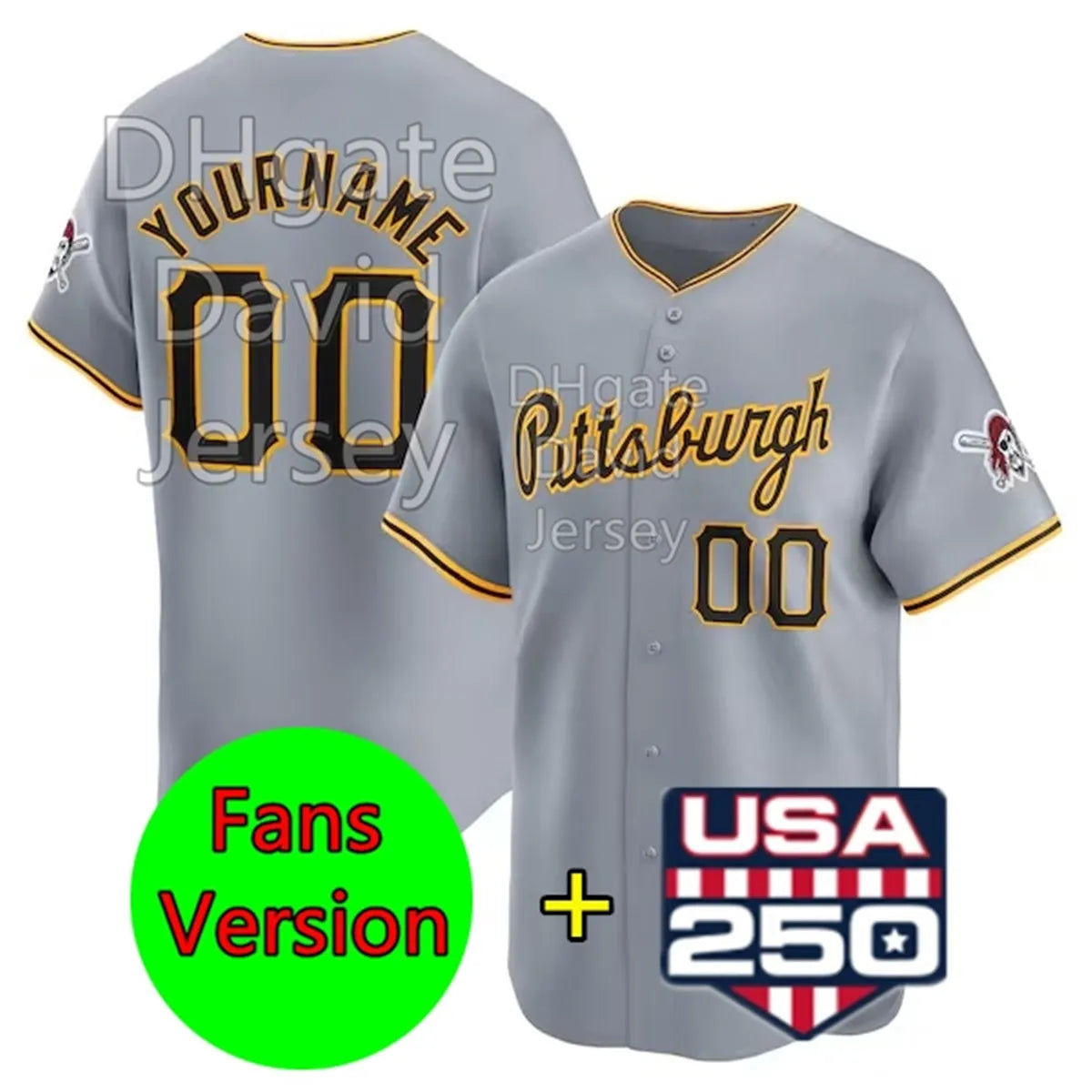 2026 City Pittsburghs Pirates Jersey Paul Skenes Roberto Clemente Konnor Griffin - SitterJersey.com