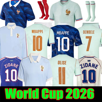 Maillot France 2026 France Jersey Worldcup Soccer Jereys MBAPPE GIROUD GRIEZMANN - SitterJersey.com