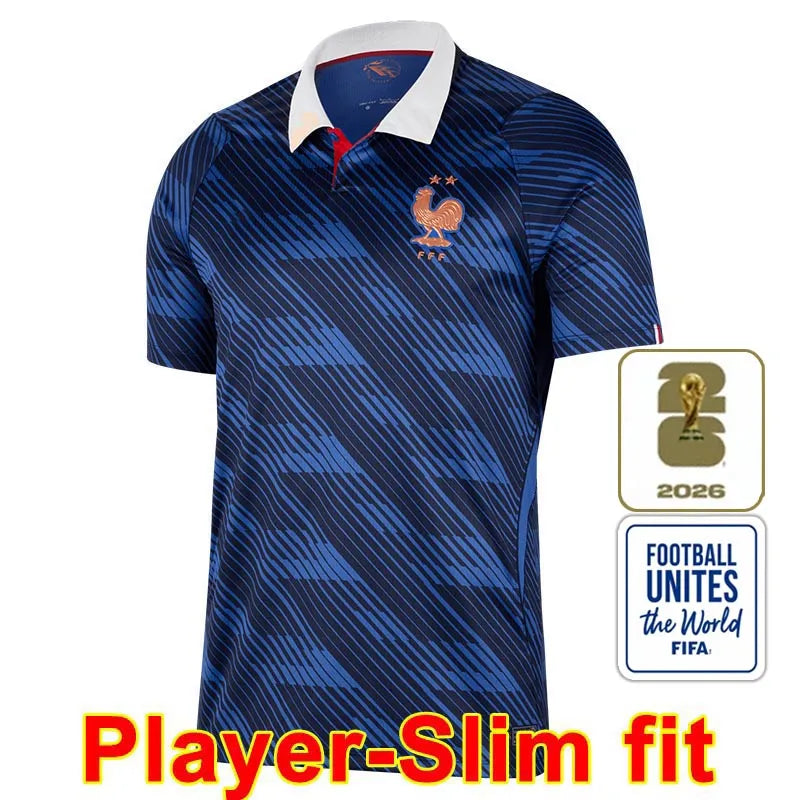 s football shirt 2026 Worlds Cups French soccer jersey MBAPPE Maillots de kit eq - SitterJersey.com
