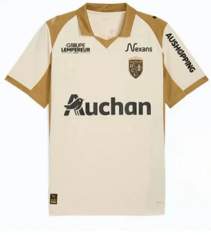 25 26 27 Home Away Maillot RC Lens Soccer Jerseys THIRD Saint-Barbe Special KAKU - SitterJersey.com