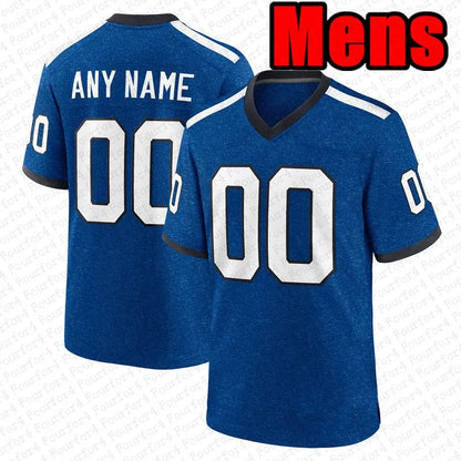 Tyler Warren Daniel Jones Football Jersey Jonathan Taylor Ahmad Sauce Gardner Ri - SitterJersey.com
