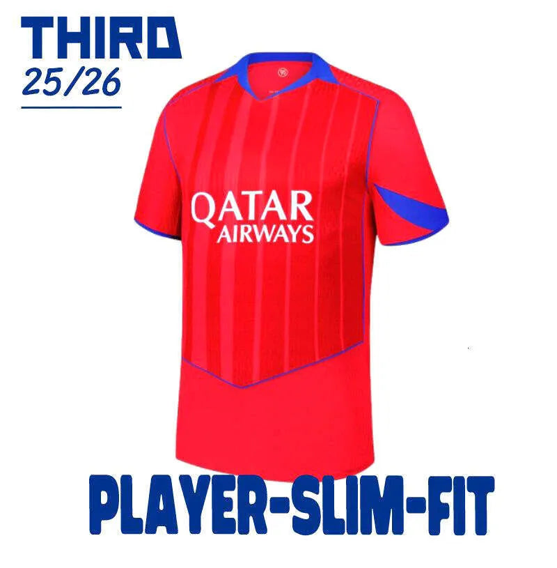 25/26 Season 1:1 Soccer Football Jersey Outdoor Sports Shirt Dembele Doue Kvarat - SitterJersey.com