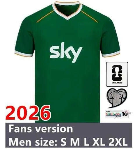 Ireland Soccer Jerseys Kit DOHERTY DUFFY St.Patrick's Day 2025 2026 Home Green W - SitterJersey.com