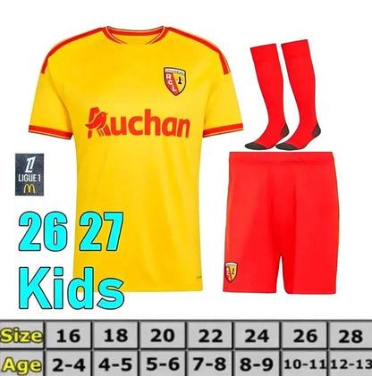 26 27 maillot RC Lens Soccer Jerseys NZOLA Men Kids home away Saint-Barbe specia - SitterJersey.com