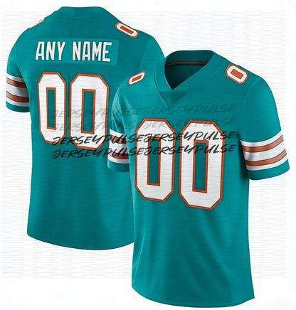 17 Jaylen Waddle Custom 2025 Rivalries Jersey 1 Tua Tagovailoa De'Von Achane Tyr - SitterJersey.com