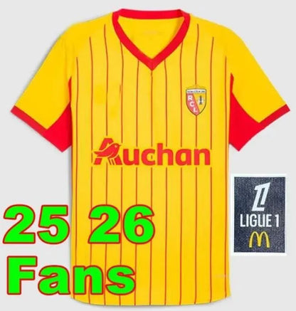 25 26 27 Home Away Maillot RC Lens Soccer Jerseys THIRD Saint-Barbe Special KAKU - SitterJersey.com