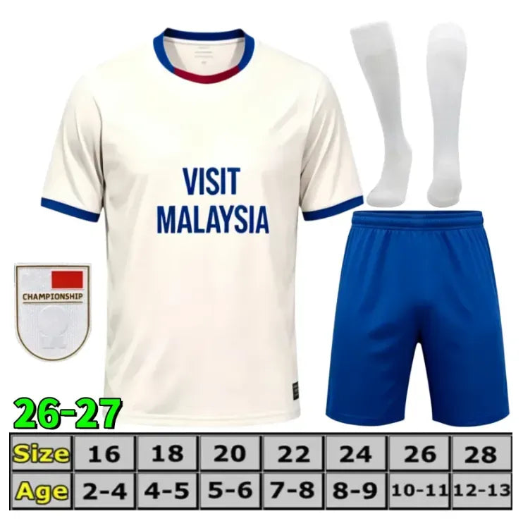 Cardiff City 26 27 Jersey 2026 Soccer Jerseys Home AWAY Fans Player Men kids Fan - SitterJersey.com