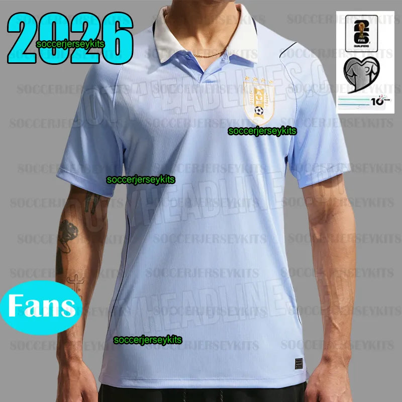 Uruguay jersey 2026 world cup football shirts player long sleeve 2025 national t - SitterJersey.com