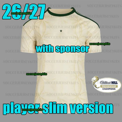 celticfc jersey 26 27 soccer jerseys celts jersey 2026 home green away yellow fo - SitterJersey.com