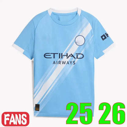 Soccer Jersey Man City 25 26 27 Man Citys HAALAND FODEN Soccer Jersey DONNARUMMA DOKU MARMOUSH GVARDIOL DE BRUYNE NICORetro ManchesterS City26 27 Football Shirt Man Kids Retro - SitterJersey.com