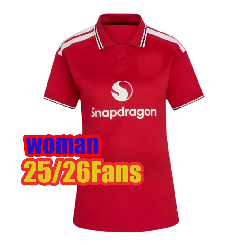 ManUnited SESKO MBEUMO CUNHA 25 26 27 Soccer Jerseys football shirts B. FERNANES - SitterJersey.com